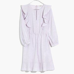 Madewell Ruffle-Shoulder Mini Dress